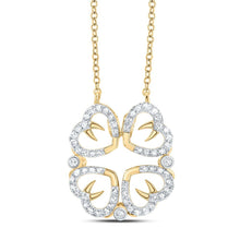 Load image into Gallery viewer, 10kt Yellow Gold Diamond Heart Pendant Necklace | Splendid Romance - Splendid Jewellery