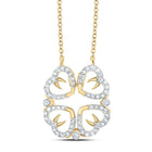 10kt Yellow Gold Diamond Heart Pendant Necklace | Splendid Romance - Splendid Jewellery