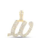 10kt Yellow Gold Diamond Initial Charm Necklace - Personalized Elegance at its Finest - Splendid Jewellery