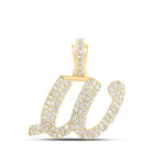 10kt Yellow Gold Diamond Initial Charm Necklace - Personalized Elegance at its Finest - Splendid Jewellery