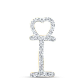 10kt Yellow Gold Diamond Initial & Letter Pendant: A Sparkling Expression of Love - Splendid Jewellery