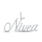 10kt Yellow Gold Diamond Initial & Letter Pendant - Personalized Elegance - Splendid Jewellery