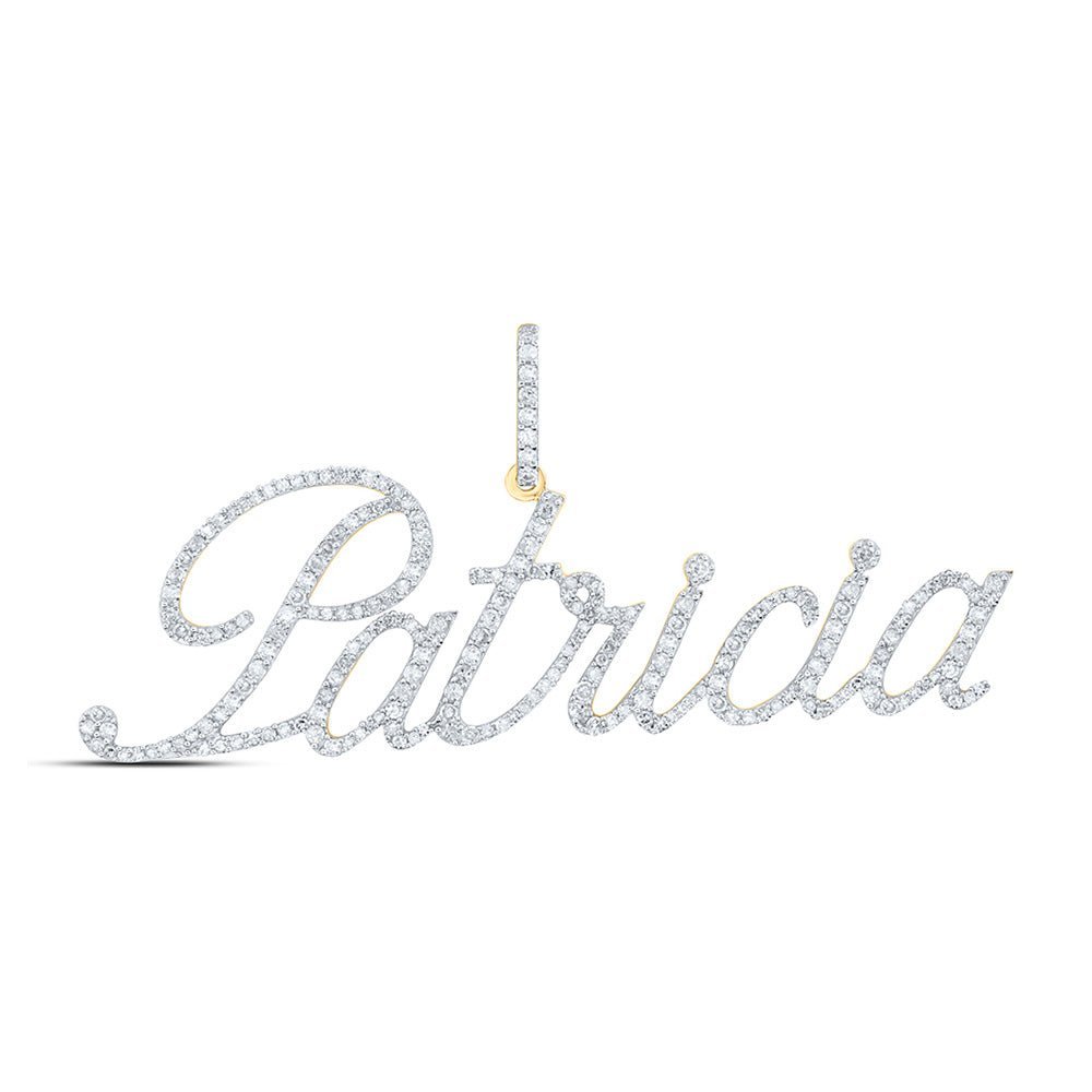 10kt Yellow Gold Diamond Initial & Letter Pendant - Personalized Elegance - Splendid Jewellery