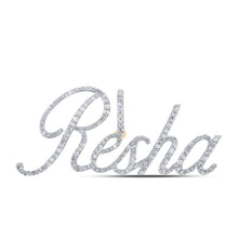Load image into Gallery viewer, 10kt Yellow Gold Diamond Initial &amp; Letter Pendant: Personalized Elegance and Dazzling Brilliance - Splendid Jewellery