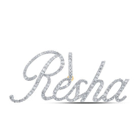 10kt Yellow Gold Diamond Initial & Letter Pendant: Personalized Elegance and Dazzling Brilliance - Splendid Jewellery