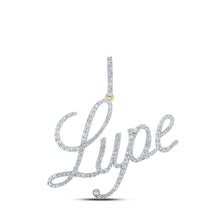 Load image into Gallery viewer, 10kt Yellow Gold Diamond Initial &amp; Letter Pendant - Personalized Elegance and Dazzling Brilliance - Splendid Jewellery