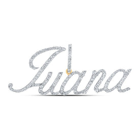 10kt Yellow Gold Diamond Initial & Letter Pendant - Personalized Elegance and Sparkling Brilliance by Splendid Jewellery - Splendid Jewellery