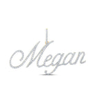 10kt Yellow Gold Diamond Initial & Letter Pendant - Personalized Elegance with the MEGAN Name - Splendid Jewellery