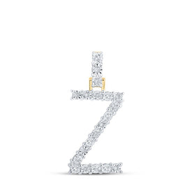 10kt Yellow Gold Diamond Initial Necklace - Personalized Elegance - Splendid Jewellery