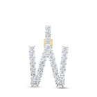 10kt Yellow Gold Diamond Initial Pendant - Personalized Elegance and Brilliance - Splendid Jewellery