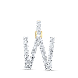 10kt Yellow Gold Diamond Initial Pendant - Personalized Elegance and Brilliance - Splendid Jewellery