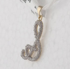 10kt Yellow Gold Diamond Initial Pendant - Personalized Elegance and Dazzling Brilliance - Splendid Jewellery