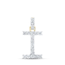 Load image into Gallery viewer, 10kt Yellow Gold Diamond Initial Pendant | Personalized Letter Necklace with Sparkling Diamonds - Splendid Jewellery