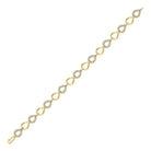 10kt Yellow Gold Diamond Link Fashion Bracelet - 1/2 Cttw - Splendid Jewellery