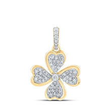 Load image into Gallery viewer, 10kt Yellow Gold Diamond Pinwheel Heart Pendant - A Captivating Symbol of Love and Elegance - Splendid Jewellery