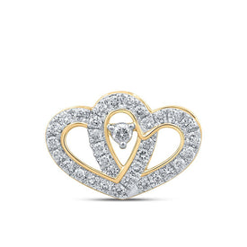 10kt Yellow Gold Diamond Romance Pendant | Splendid Jewellery - Splendid Jewellery