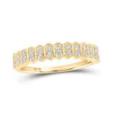 Load image into Gallery viewer, 10kt Yellow Gold Diamond Stacking Band: A Timeless Sparkle - Splendid Jewellery