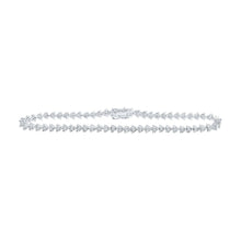Load image into Gallery viewer, 10kt Yellow Gold Heart Diamond Bracelet - 7/8 Cttw | Splendid Jewellery - Splendid Jewellery
