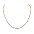 10kt Yellow Gold Heart - Shaped Diamond Pendant Necklace - Splendid Jewellery