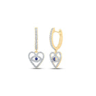10kt Yellow Gold Heartbeat of Romance Earrings - Splendid Jewellery