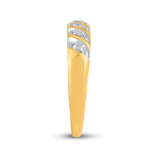 Load image into Gallery viewer, 10kt Yellow Gold His and Hers Round Diamond Cluster Wedding Set - A Timeless Celebration of Love - Splendid Jewellery