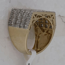 Load image into Gallery viewer, 10kt Yellow Gold Men&#39;s Baguette Diamond Flat Top Fashion Ring - 3 Cttw | Splendid Jewellery Side 2 view from the 10Kt Yellow Gold Mens Baguette Diamond Flat Top Fashion Ring 3 Cttwpin284514 collection by Splendid Jewellery