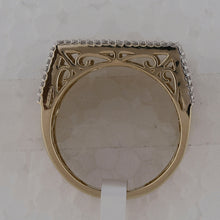 Load image into Gallery viewer, 10kt Yellow Gold Men&#39;s Baguette Diamond Flat Top Fashion Ring - 3 Cttw | Splendid Jewellery Side view from the 10Kt Yellow Gold Mens Baguette Diamond Flat Top Fashion Ring 3 Cttwpin284514 collection by Splendid Jewellery