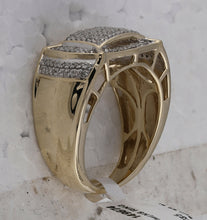 Load image into Gallery viewer, 10kt Yellow Gold Men's Cluster Diamond Fashion Ring - 1/2 Cttw | Splendid Jewellery - Splendid Jewellery