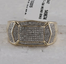 Load image into Gallery viewer, 10kt Yellow Gold Men's Cluster Diamond Fashion Ring - 1/2 Cttw | Splendid Jewellery - Splendid Jewellery