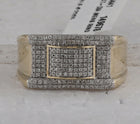 10kt Yellow Gold Men's Cluster Diamond Ring - 1/2 Cttw | Splendid Jewellery - Splendid Jewellery