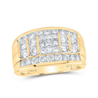 10kt Yellow Gold Men's Diamond Band Ring - Elegant and Masculine Sparkle - Splendid Jewellery