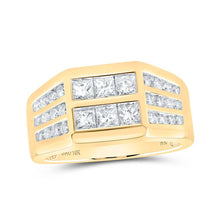 Load image into Gallery viewer, 10kt Yellow Gold Men's Diamond Band Ring - Stunning Sparkle for Him - Splendid Jewellery