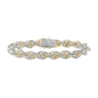 10kt Yellow Gold Men's Diamond Chain Bracelet - Captivating Brilliance - Splendid Jewellery