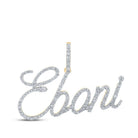 10kt Yellow Gold Men's Diamond Eboni Charm Pendant - A Dazzling Statement Piece! - Splendid Jewellery