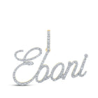 10kt Yellow Gold Men's Diamond Eboni Charm Pendant - A Dazzling Statement Piece! - Splendid Jewellery