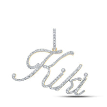 Load image into Gallery viewer, 10kt Yellow Gold Men's Diamond Kiki Charm Pendant - 3/4 Cttw | Splendid Jewellery - Splendid Jewellery