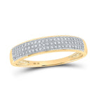 10kt Yellow Gold Men's Diamond Pave Band Ring - A Dazzling Statement of Style - Splendid Jewellery