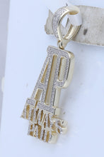 Load image into Gallery viewer, 10kt Yellow Gold Men's Round Diamond Always Paid Charm Pendant 1/2 Cttw - Splendid Jewellery