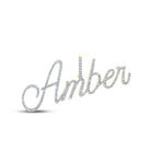 10kt Yellow Gold Men's Round Diamond Amber Charm Pendant - 7/8 Cttw | Splendid Jewellery - Splendid Jewellery