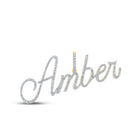 10kt Yellow Gold Men's Round Diamond Amber Charm Pendant - 7/8 Cttw | Splendid Jewellery - Splendid Jewellery