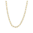 10kt Yellow Gold Men's Round Diamond Anchor Link Chain Necklace - 11 - 1/2 Cttw - Splendid Jewellery