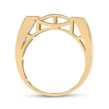 Load image into Gallery viewer, 10kt Yellow Gold Men's Round Diamond Band Ring - 5/8 Cttw | Splendid Jewellery - Splendid Jewellery