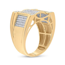 Load image into Gallery viewer, 10kt Yellow Gold Men&#39;s Round Diamond Band Ring - 5/8 Cttw | Splendid Jewellery Side 2 view from the 10Kt Yellow Gold Mens Round Diamond Band Ring 5 8 Cttwpin288086 collection by Splendid Jewellery