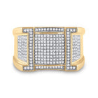 10kt Yellow Gold Men's Round Diamond Band Ring - 5/8 Cttw | Splendid Jewellery Front view from the 10Kt Yellow Gold Mens Round Diamond Band Ring 5 8 Cttwpin288086 collection by Splendid Jewellery