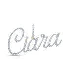 10kt Yellow Gold Men's Round Diamond Ciara Charm Pendant - 3/4 Cttw | Splendid Jewellery - Splendid Jewellery