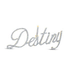 10kt Yellow Gold Men's Round Diamond Destiny Charm Pendant - 1 Cttw | Splendid Jewellery - Splendid Jewellery