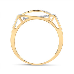 10kt Yellow Gold Men's Round Diamond Fashion Ring - 1/2 Carat Total Weight - Splendid Jewellery