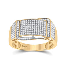Load image into Gallery viewer, 10kt Yellow Gold Men's Round Diamond Fashion Ring - 1/2 Carat Total Weight - Splendid Jewellery