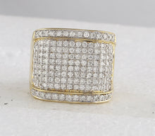 Load image into Gallery viewer, 10kt Yellow Gold Men&#39;s Round Diamond Fashion Ring - 2 Cttw | Splendid Jewellery Collection product Top View from Splendid Jewellery