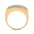 10kt Yellow Gold Men's Round Diamond Fashion Ring - 2 Cttw | Splendid Jewellery Collection product Side View from Splendid Jewellery